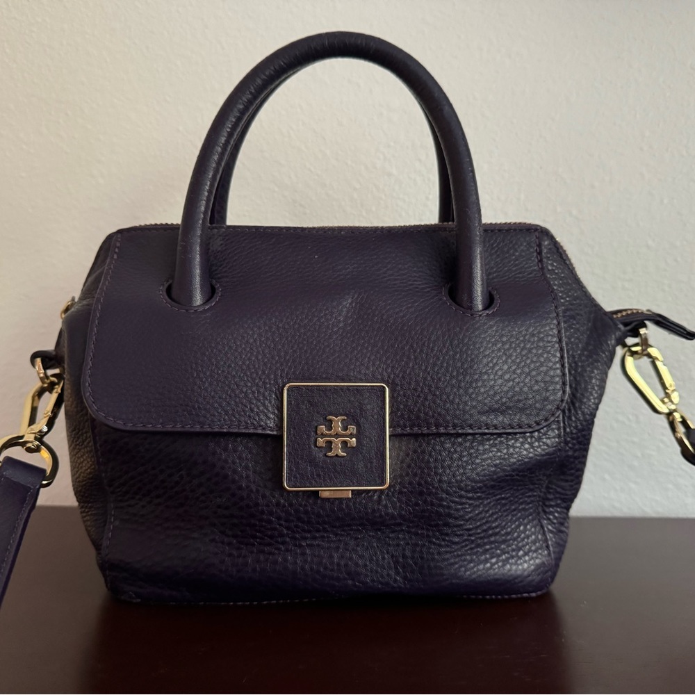 Tory Burch Mini Clara Purse in Purple